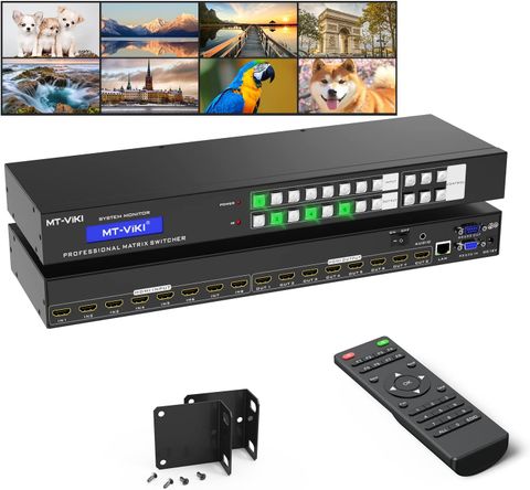 Bộ Trộn Matrix HDMI 8x8 MT-VIKI MT-HD818-A Tách Âm Thanh 4K