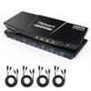 Bộ Chuyển Mạch KVM TESmart HDMI 1 Màn Hình 4 Máy