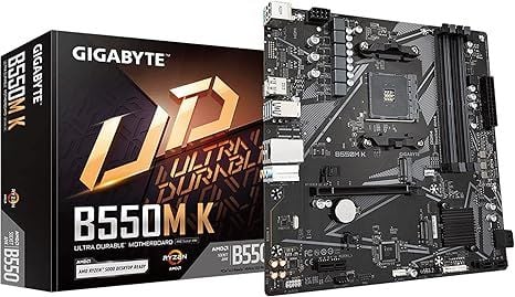 Bo mạch chủ GIGABYTE B550M K AMD AM4 Micro-ATX