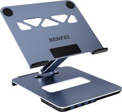  Giá Đỡ Laptop BENFEI Tích Hợp Hub USB-C 6 Trong 1, Sạc PD 100W 