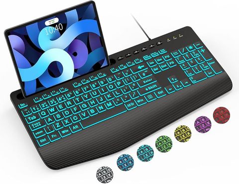SABLUTE K21 Pro Large Print Backlit Keyboard