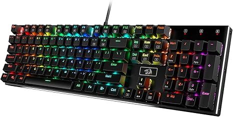 Bàn phím cơ chơi game có dây Redragon K556 RGB LED Backlit