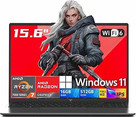 Laptop chơi game AMD 2026 với bộ xử lý Ryzen 7 5700U