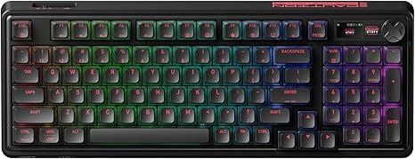 Bàn phím cơ chơi game wegear PIXIU 98 với núm xoay