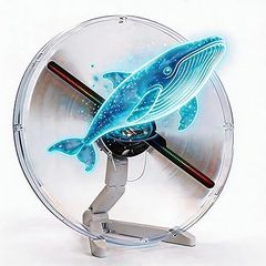 Quạt trình chiếu ảnh ba chiều 3D 12,6 inch 