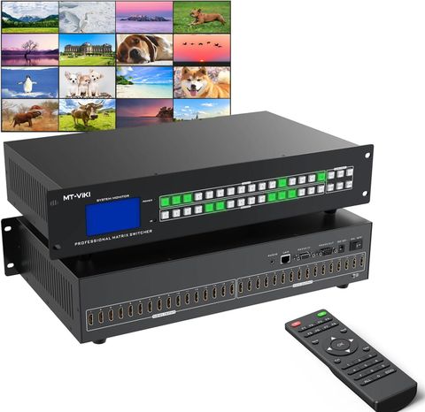 Bộ Trộn Matrix HDMI 16x16 MT-VIKI Tách Âm Thanh 3.5mm 4K