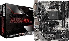  Bo mạch chủ B450M-HDV R4.0 AMD B450 AM4 Socket Ryzen 2000 - 5000 