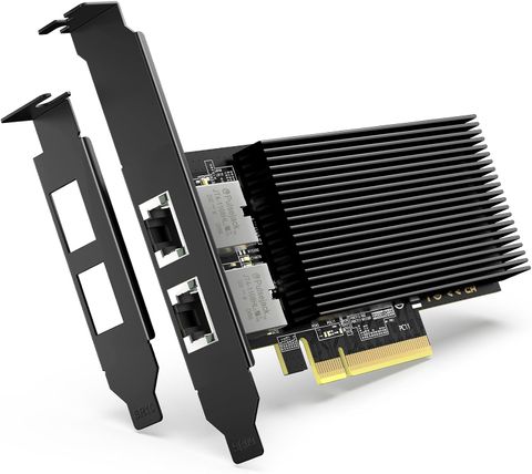 VIMIN 10G PCI-E Network Card with 10Gbps Dual RJ45 Ports