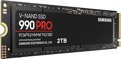 SSD Samsung 990 Pro 2TB PCIe Gen 4.0 x4 NVMe V-NAND M.2 2280 MZ-V9P4T0BW