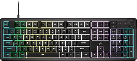 Bàn phím chơi game có dây Corsair K55 CORE RGB Membrane