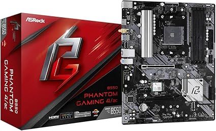 Bo mạch chủ ASRock B550 Phantom Gaming 4 AC
