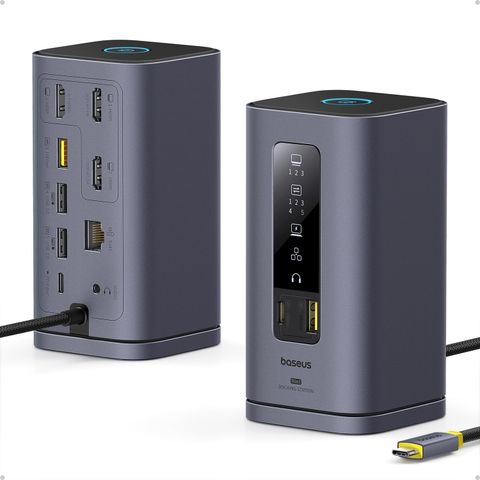 Trạm Kết Nối Baseus Spacemate 11 Trong 1, Hỗ Trợ 3 Màn Hình Cho Mac