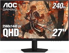  AOC 27 Inch QHD Gaming Monitor 240Hz 0.3ms, Overclock 260Hz, IPS, 2560x1440 