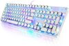 Bàn phím cơ chơi game kiểu máy đánh chữ YSCP có đèn nền RGB