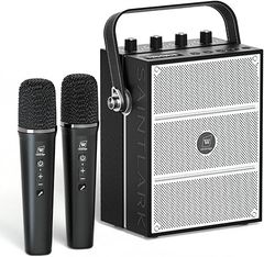  100W Powerful Voice Amplifier with 2 Wireless Microphones 