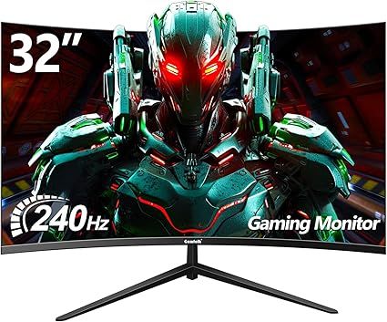 Màn hình chơi game cong Gawfolk 32 inch, tần số quét 240Hz