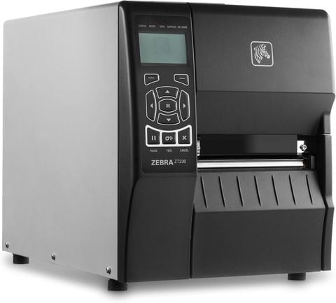 Máy In Tem Zebra ZT230 203 DPI – USB, Serial, Ethernet, LCD