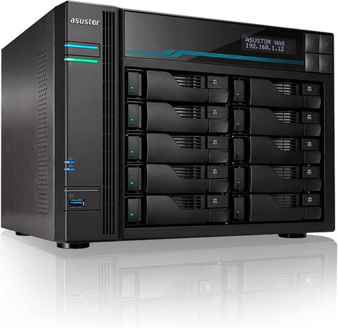 NAS ASUSTOR Lockerstor 10 AS6510T – 10-Bay, 8GB DDR4​​​​​​​