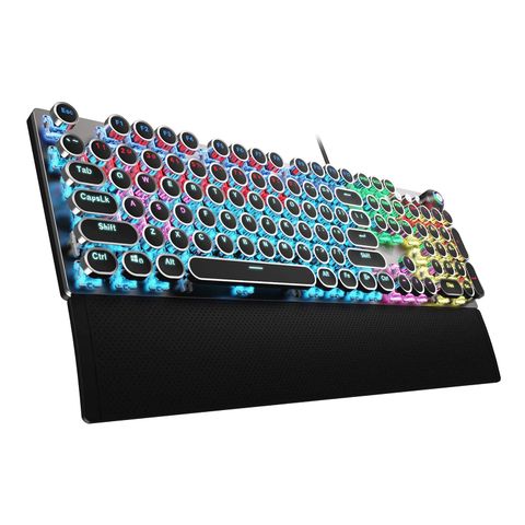 AULA F2088 Typewriter Style Mechanical Gaming Keyboard Wired