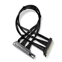  Cáp Riser GIGA-MEGA PCIe 5.0 x16 AI Server 50cm Right Angle Black 