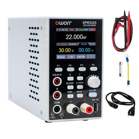 OWON SPM3103 2 in 1 Power & Multimeter – Nguồn DC và đồng hồ vạn năng