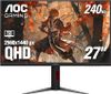 AOC 27 inch Mini-LED Gaming Monitor, QHD Ultra Wide 1440p, 240Hz