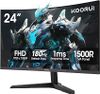 KOORUI 24 inch Curved Gaming Monitor 180Hz FHD 1080P