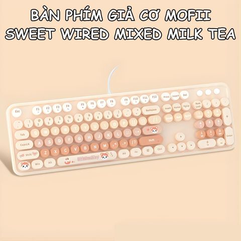 BÀN PHÍM GIẢ CƠ MOFII SWEET WIRED MIXED MILK TEA