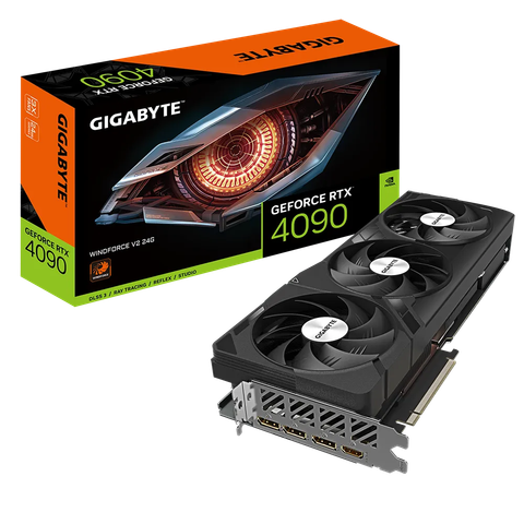 Card màn hình GIGABYTE GeForce RTX 4090 WINDFORCE V2 24G (GV-N4090WF3V2-24GD)