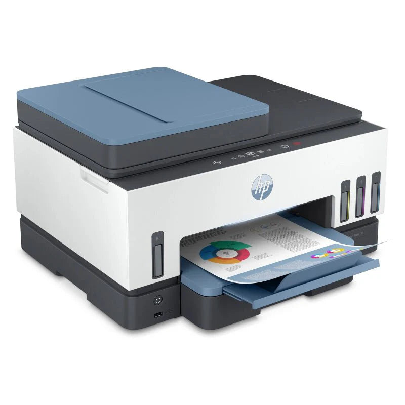 Ảnh minh họa HP Smart Tank 795 AIO - 15ppm / 4800dpi / A4 / USB / LAN / Wi-Fi / FAX / Bluetooth / Máy in phun màu 3