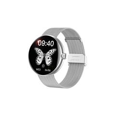  Huadai HD38 Silver Metal – Smartwatch Màn AMOLED, Dây Kim Loại 