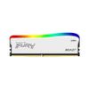 RAM Desktop Kingston Fury Beast White RGB (KF432C16BWAK2/16) 16GB (2x8GB) DDR4 3200Mhz