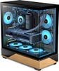 Vỏ Case KEDIERS ATX Mid-Tower Gỗ Óc Chó Đen