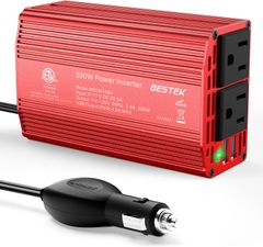  Bộ đổi nguồn BESTEK MRI3011BU 12V sang 110V 300W xe hơi 