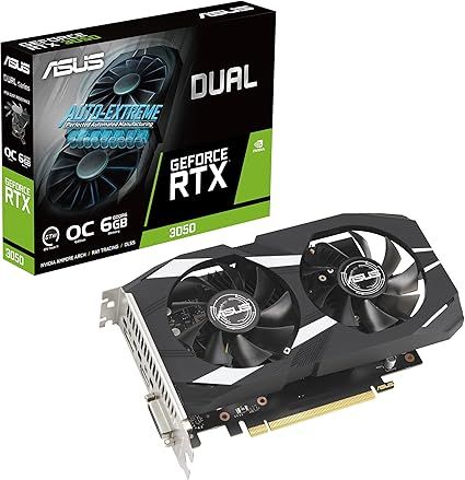 Card đồ họa chơi game ASUS Dual NVIDIA GeForce RTX 3050
