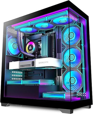 PC CASE 7 PWM ARGB Fans Pre-Installed
