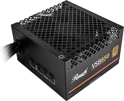 Rosewill VSB 850W 80+ Bronze, ATX 3.0 & 3.1 Compatible, Semi-Modular Power Supply