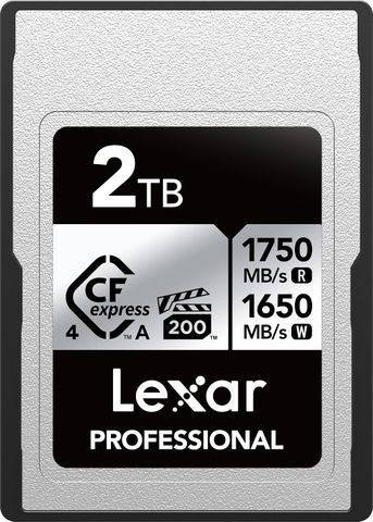 Thẻ Nhớ Lexar 2TB CFexpress Type A Silver 4.0 Quay 8K