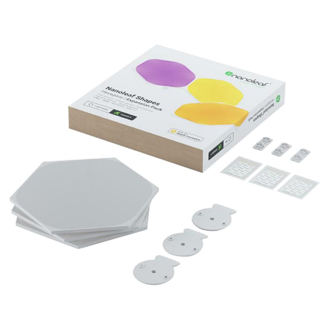Nanoleaf Shapes Hexagons Expansion Pack | Bộ Mở Rộng 3 Miếng | Hệ Sinh Thái Shapes