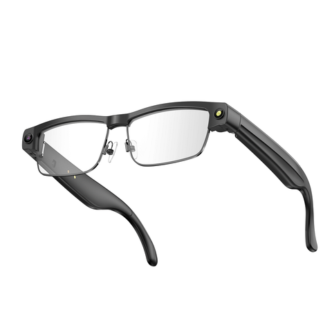 NJYUAN L802 Smart Glasses Black – Blue Light Blocking, Camera AI & Bluetooth