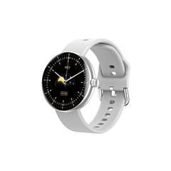  Huadai HD38 Silver Silicone – Smartwatch AMOLED Theo Dõi Sức Khỏe 