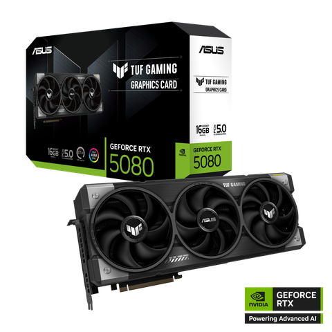 Card màn hình ASUS TUF Gaming GeForce RTX 5080 16GB GDDR7 (TUF-RTX5080-16G-GAMING)