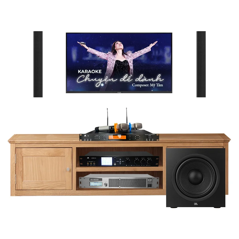 Dàn karaoke LC19 (SE Audiotechnik IC-38X, SE AudioTechnik IA-402D, JKaudio X9000 Pro, JKAudio B9, JBL Stage 220P)