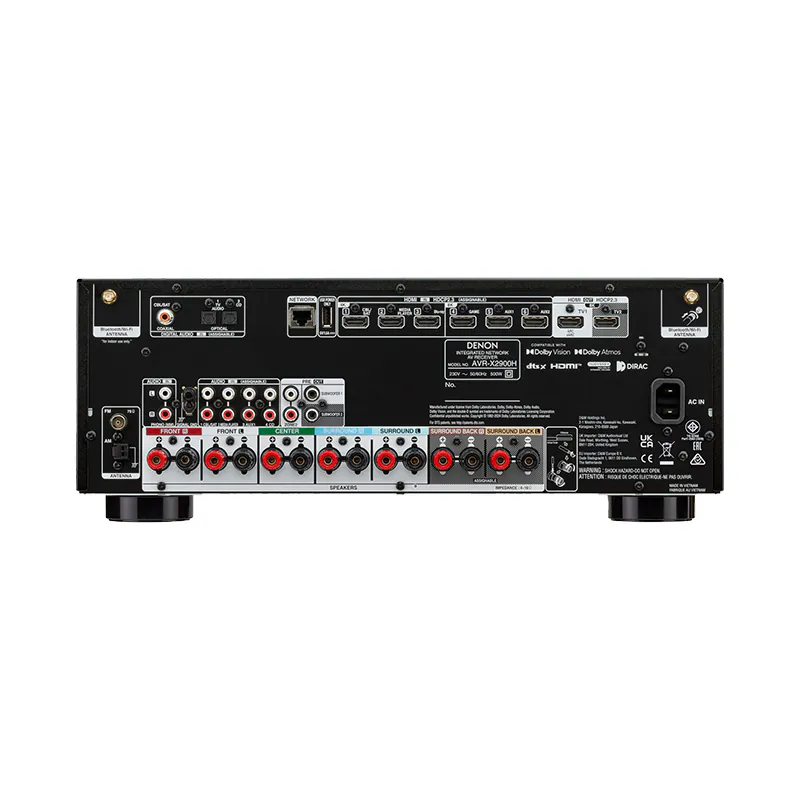 Ảnh minh họa Amply Denon AVR-X2900H, 7.2 kênh, Công suất 95W/Kênh, tích hợp HEOS, HDMI, Phono MM, Optical 3