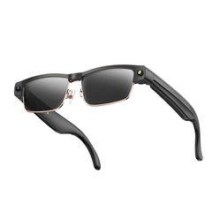  NJYUAN L802 Smart Glasses Gold Sunglesses – Kính Thông Minh Camera 8MP & AI 
