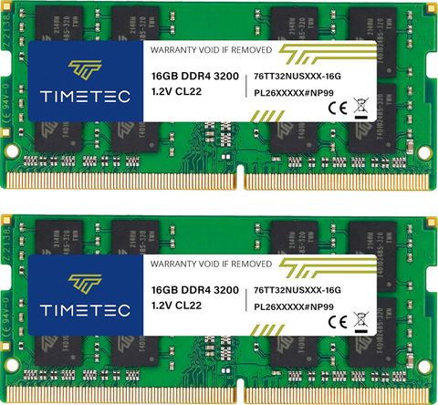 RAM Laptop Timetec 32GB (2x16GB) DDR4 3200MHz SO-DIMM – CL22