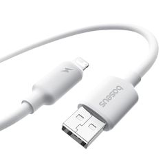  Cáp Baseus Foamed Silicone 2.4A | Silicone Xốp Siêu Mềm & Chống Rối 