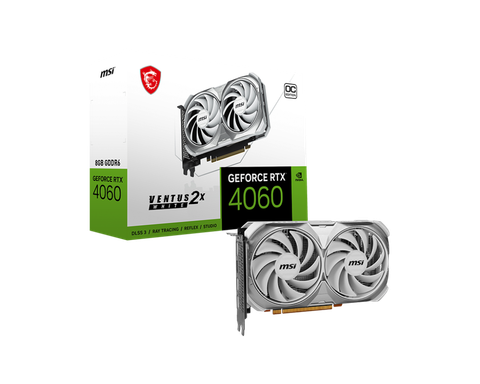 Card màn hình MSI GeForce RTX 4060 VENTUS 2X WHITE 8G OC