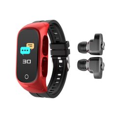  NJYUAN N8 TWS Smart Bracelet Red – Vòng Tay Tai Nghe 2in1 