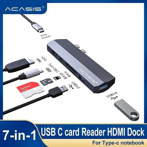 Bộ chuyển đổi Acasis USB-C sang HDMI, Lightning tiện dụng